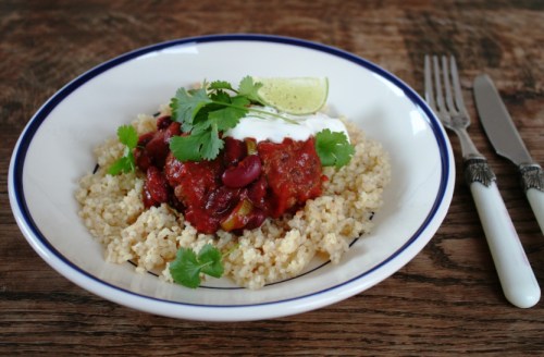 Chili con carne gehaktballetjes