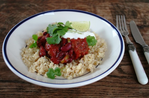 Chili con carne gehaktballetjes