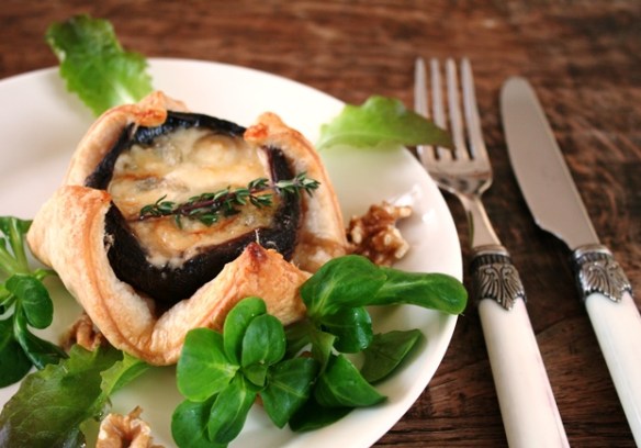 Gevulde portobello's met gorgonzola