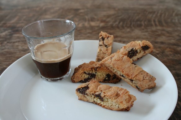 koffie met cantuccini's origineel
