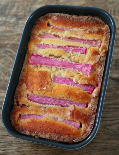 Rabarber kwarkcake 1