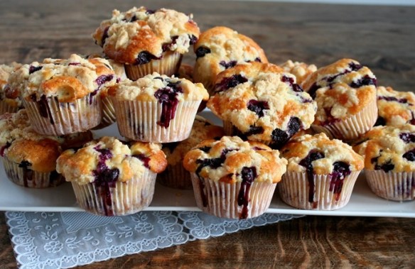 Blauwe bessen muffins Ottolenghi 1