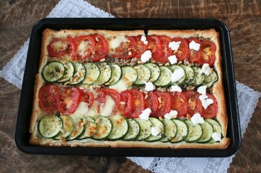 Groentetaart met tonijn