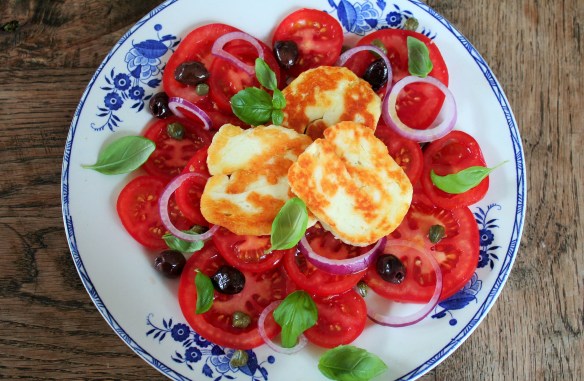 Halloumi salade