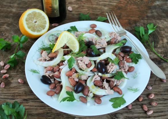 Italiaanse bonensalade met tonijn 1