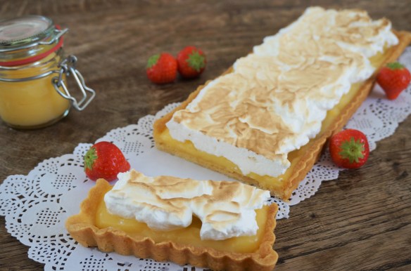 Citroen meringue taart