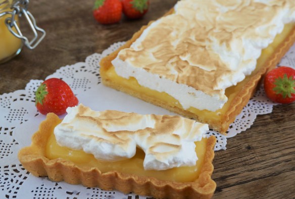 Citroen meringue taart